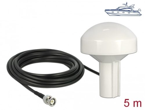 Navilock 1575 MHz-es BNC 28 dBi apa GNSS GALILEO GPS QZSS vízi irányított antenna minden irányba csa