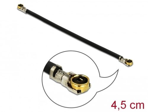 Delock Antenna kábel MHF  I-dugó apa MHF  I-dugó 1,13 4,5 cm