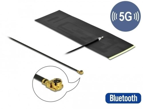 Delock 5G LTE antenna MHF  I apa -0,42 - 5,00 dBi mindenirányú FPC