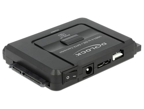 Delock USB 3.0   SATA 6 Gb/s / IDE 40 tűs / IDE 44 tűs átalakító biztonsági mentési funkcióval