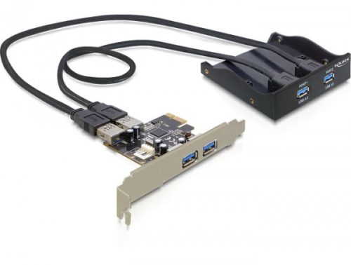 Delock elülső panel, 2 x USB 3.0 + PCI Express Card 2 x USB 3.0