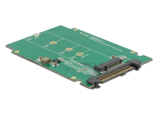 Delock 2.5 -os átalakító U.2 SFF-8639 > M.2 NGFF NVMe M aljzat