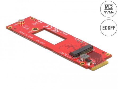 Delock EDSFF E1.S - M.2 M-kulcs nyíláshoz átalakító NVMe