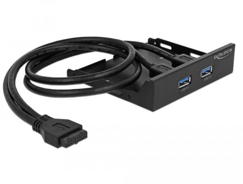 Delock 3.5  elülső panel > 2 x USB 3.0