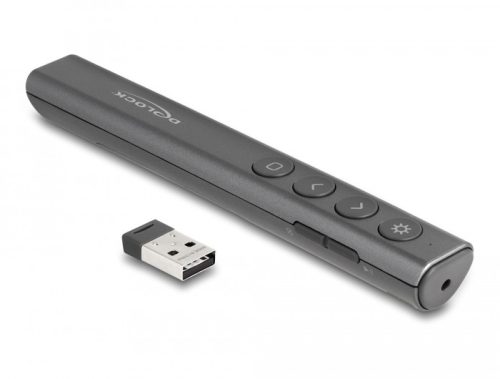 Delock USB-s Lézermutató antracit