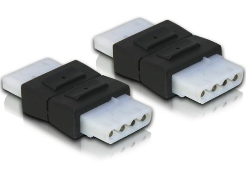 Delock Adapter 4 tűs Molex anya-anya