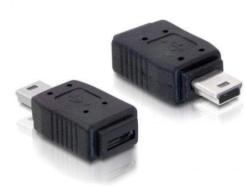 Delock Adapter USB mini apa > USB micro-A+B anya