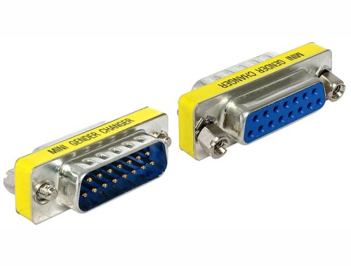 Delock adapter Sub-D 15 pin apa > anya portmentő