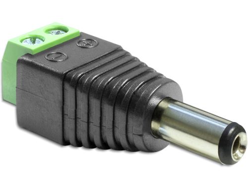 Delock DC 2.5 x 5.5 mm apa > Terminal Block 2 pin adapter