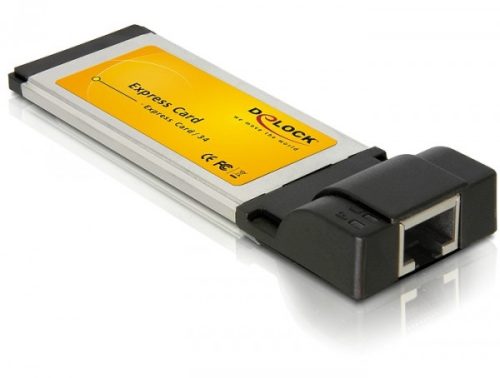 Delock Express Card - Gigabit LAN adapter (1 férőhelyes)