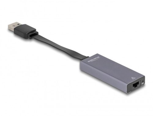 Delock A-típusú USB adapter   2,5 Gigabit LAN vékony