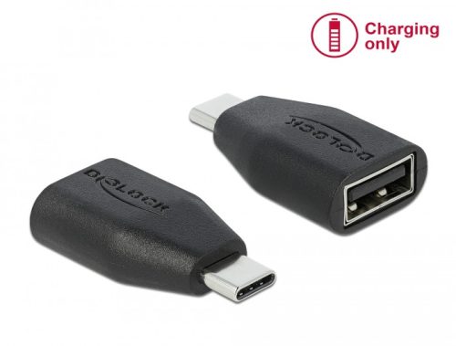 Delock USB adatblokkoló USB Type-C  csatlakozó - USB A-típusú aljzat