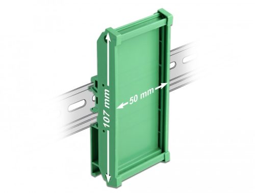 Delock Laprögzítő (107 mm) 5 cm hosszú DIN Rail-ekhez