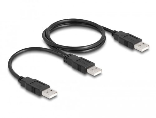 Delock USB 2.0 kábel A-típusú a 2 x A-tipusú 70 cm