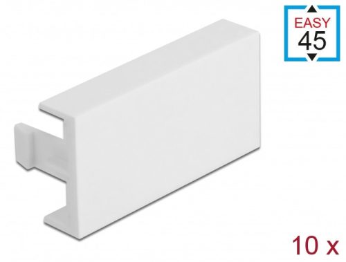 Delock Easy 45 modul takaró lemez 45 x 22,5 mm 10 db. fehér