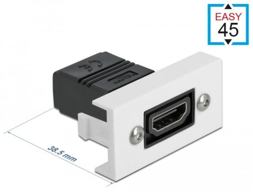 Delock Easy 45 HDMI modul egyenes, 22,5 x 45 mm