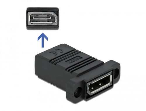 Delock System 45 DisplayPort adapter egyenes