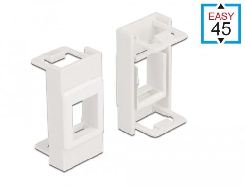 Delock Easy 45 Modul Keystone tartó 22,5 x 45 mm, fehér