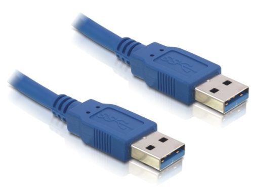 Delock USB 3.0-A kábel apa/apa 1,5m