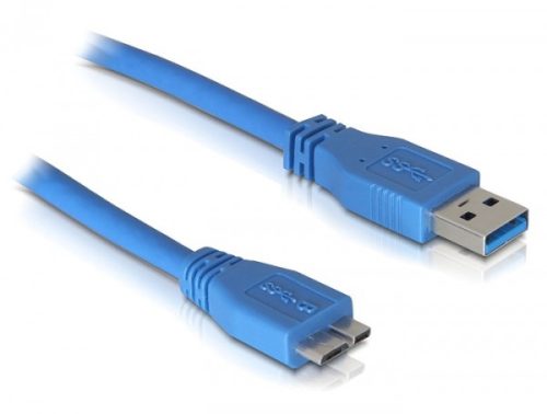 Delock USB3.0 A   Micro USB3.0 átalakító kábel, 3 m.