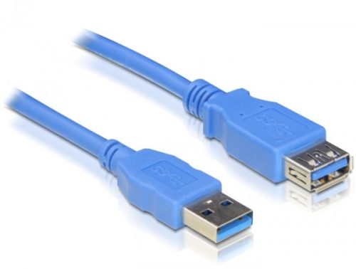 Delock USB3.0-A (apa/anya), 2 méteres hosszabbító kábel