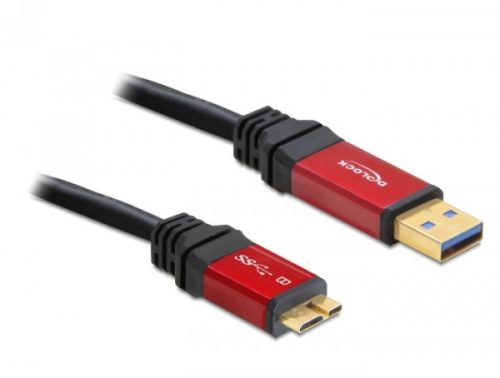 Delock USB 3.0-A > mikro-B apa / apa, 2 m prémium kábel