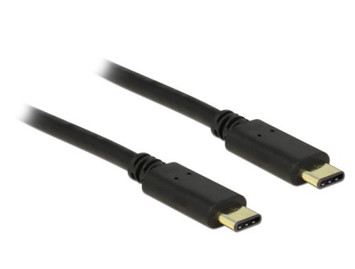 Delock Kábel USB Type-C  2.0 dugó > USB Type-C  2.0 dugó 2,0 m fekete