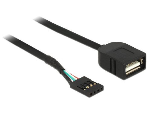 Delock USB kábel tűfejes anya > USB 2.0 A-típusú anya 40 cm