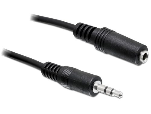 Delock audio kábel sztereo jack 3.5 mm apa / anya, 3 m