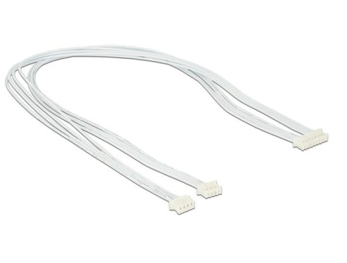 Delock Kábel USB 2.0-s hüvellyel, 1,25 mm, 8 tű > 2 x USB 2.0-s hüvellyel, 1,25 mm, 4 tű, 25 cm