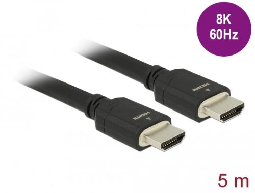 Delock Nagy sebességű HDMI kábel 48 Gbps 8K 60 Hz 5 m