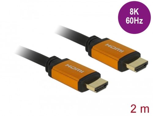 Delock Ultra nagy sebességu HDMI kábel 48 Gbps 8K 60 Hz 2 m