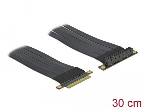 Delock PCI Express Riser kártya x8 - x8 hajlékony kábellel, 30 cm