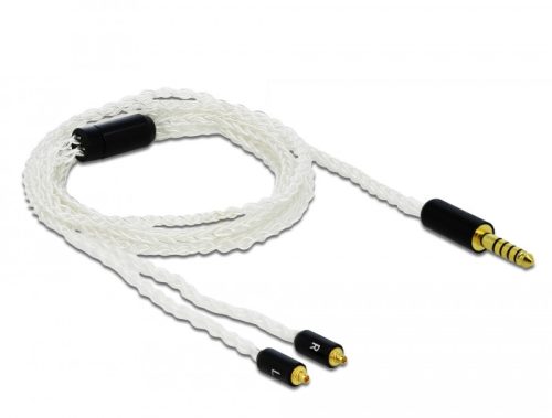 Delock Audio kábel 4,4 mm 5 tűs sztereo jack apa - 2 x MMCX apa 1,20 m