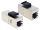 Delock Keystone modul RJ45 anya > RJ45 anya Cat.6 árnyékolt