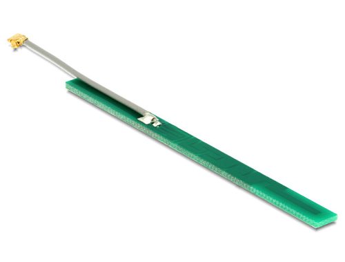 Delock WLAN antenna MHF / U.FL-LP-068 kompatibilis csatlakozó 802.11 b / g / n 2 dBi 50 mm PCB belső