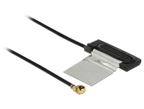 Delock WLAN belső CCD antenna MHF/UF.LP-068  csatlakozóval, 802.11ac/a/h/b/g/n, 1 dBi, 200mm