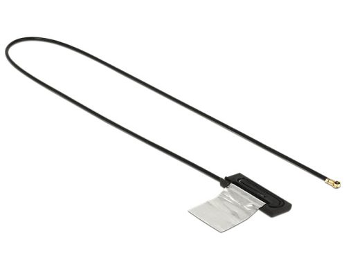 Delock WLAN Antenna MHF IV /HSC MXHP32 Compatible Plug 802.11 ac/a/h/b/g/n CCD 1 dBi 250 mm internal