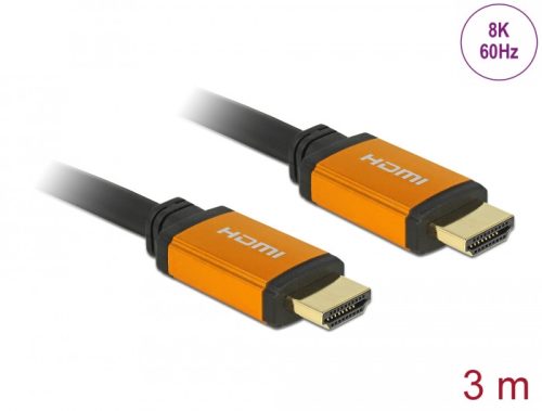 Delock Nagysebességű HDMI-kábel 48 Gbps 8K 60 Hz 3 m