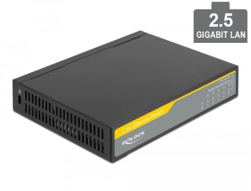 Delock 2,5 Gigabit Ethernet-kapcsoló, 5 port