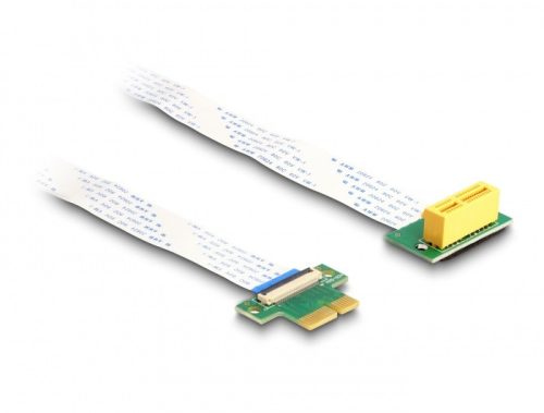 Delock PCI Expressz riser kártya x1 apa - x1 szlot 90 -os szögben FPC kábellel 30 cm hosszú