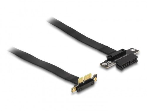 Delock PCI Expressz riser kártya x1 apa 90 -os szögben - x1 szlot kábellel 30 cm hosszú