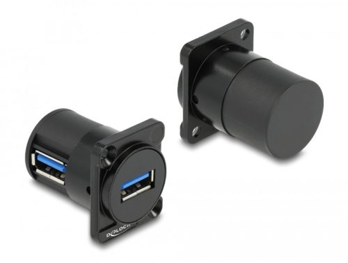 Delock D-típusú Modul USB 2.0 A-típusú anya - anya 90 fokban ívelt