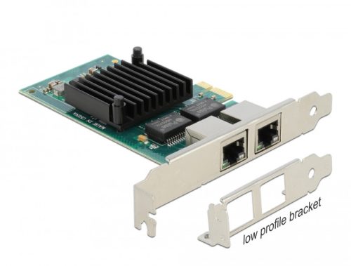 Delock PCI Express kártya - 2 x Gigabit LAN