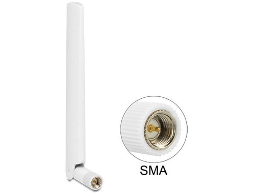 Delock LTE antenna SMA 1 ~ 2.5 dBiminden irányú antenna flexibilis csatlakozóval