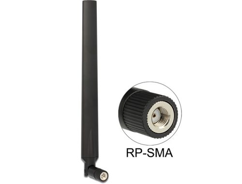 Delock WLAN 802.11 ac/a/h/b/g/n RP-SMA antenna 4 ~ 7 dBi mindenirányú csatlakozóval