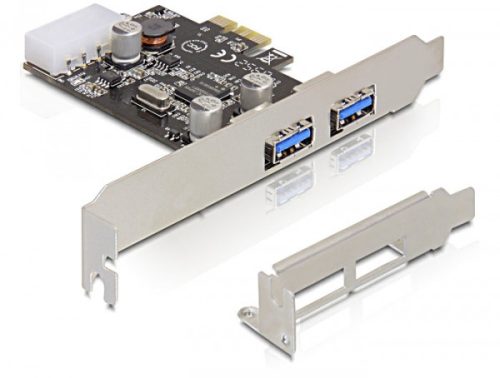 Delock PCI Express kártya > 2x USB 3.0, 5Gbps