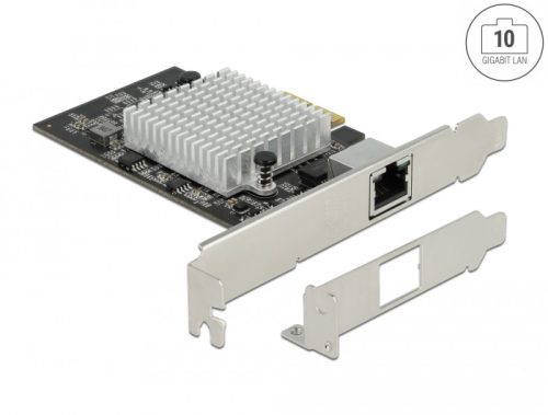 Delock PCI Express x2 Kártya 1 x RJ45 10 Gigabit LAN AQC113CS