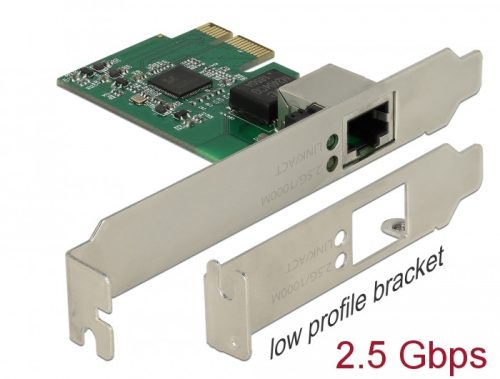 Delock PCI Express x1 kártya - 1 x 2,5 Gigabit LAN