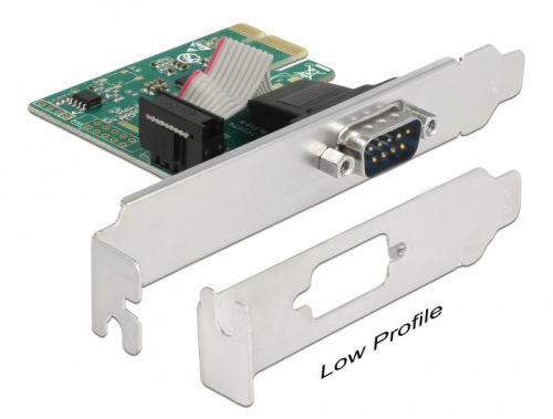 Delock PCI Express Kártya > 1 x RS-232 soros csatlakozó